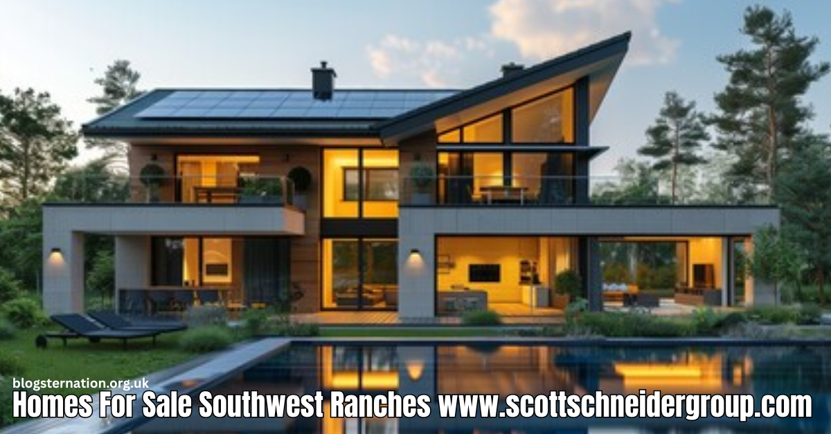 Homes For Sale Southwest Ranches www.scottschneidergroup.com